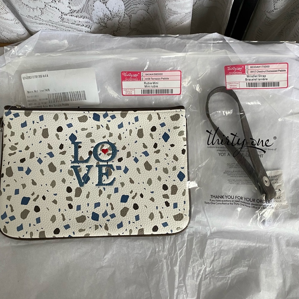 Rubie Mini (8404) $25 in TERRAZZO PEBBLE print. Great Christmas teacher gifts